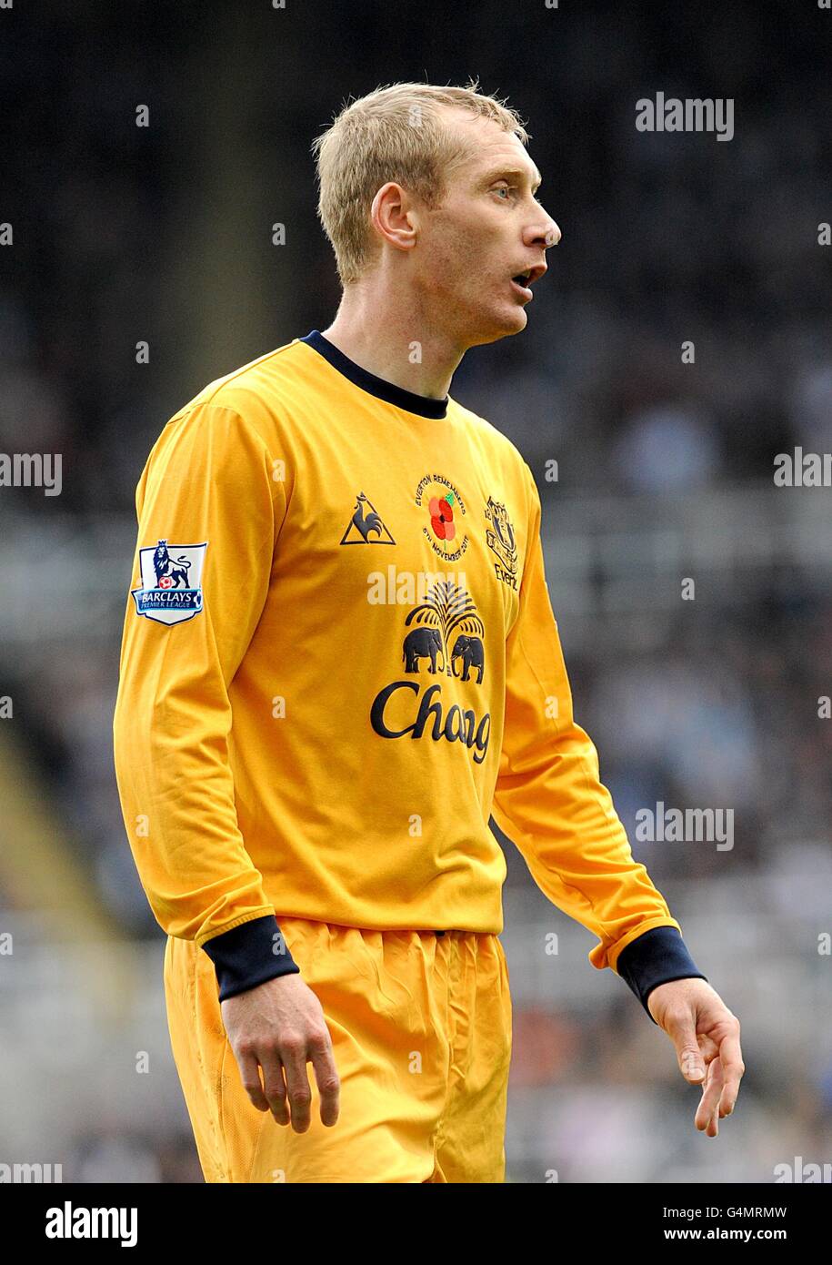 Calcio - Barclays Premier League - Newcastle United contro Everton - St James' Park. Tony Hibbert, Everton Foto Stock