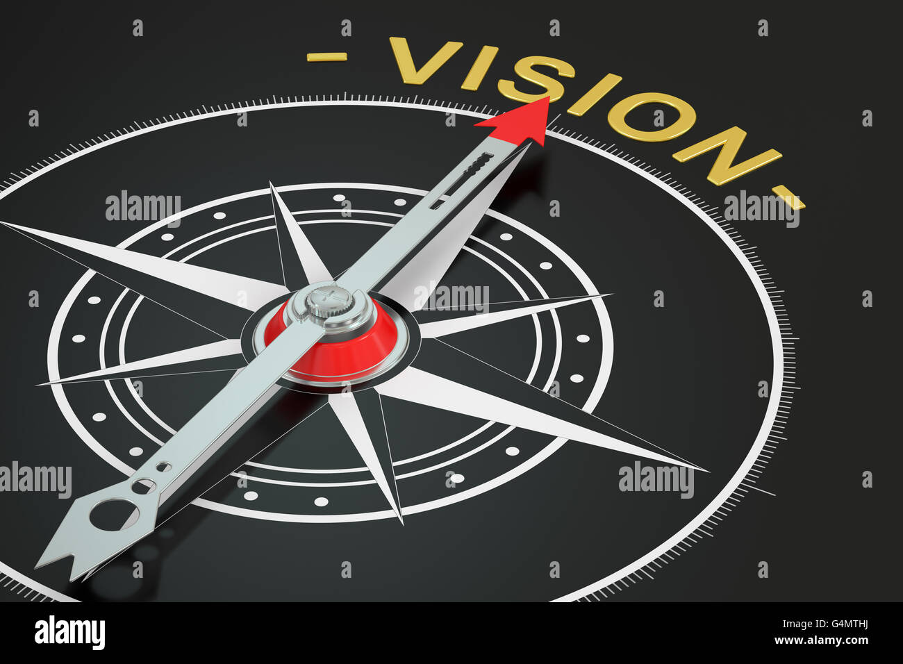 Vision concept, rendering 3D Foto Stock Vision concept, rendering 3D Foto Stock