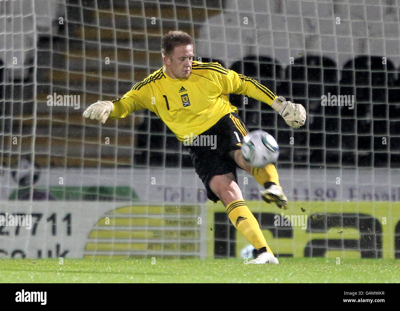 Soccer - UEFA Euro sotto 21 2013 - Qualifiche - Gruppo 10 - Scozia U21 v Austria U21 - St Mirren Park Foto Stock