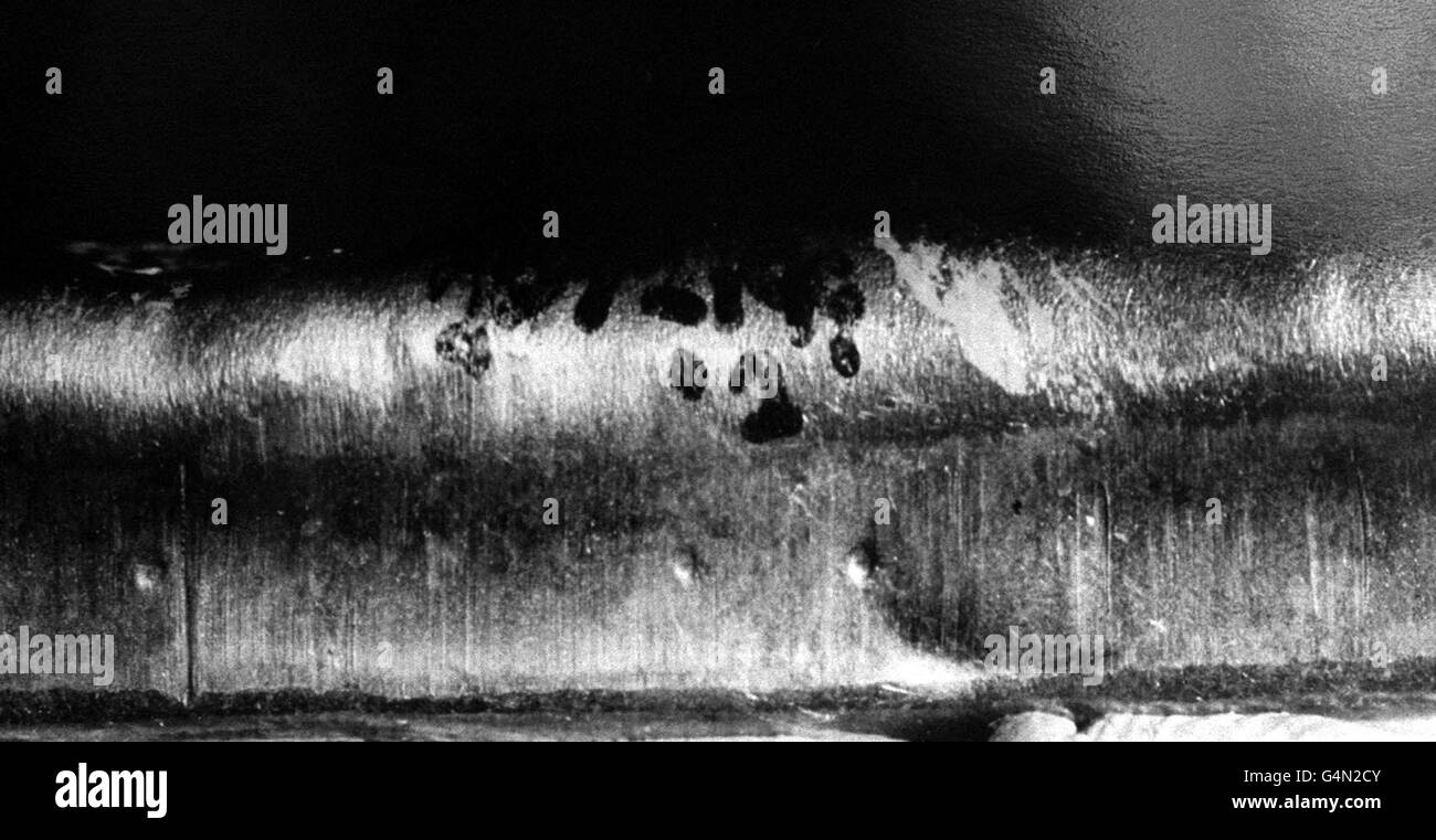 Copia di polizia/dando una cartuccia Foto Stock