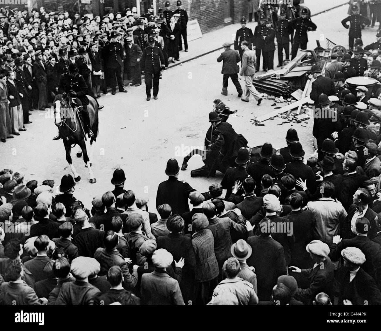 Politica inglese - fascisti - Londra - 1936 Foto Stock