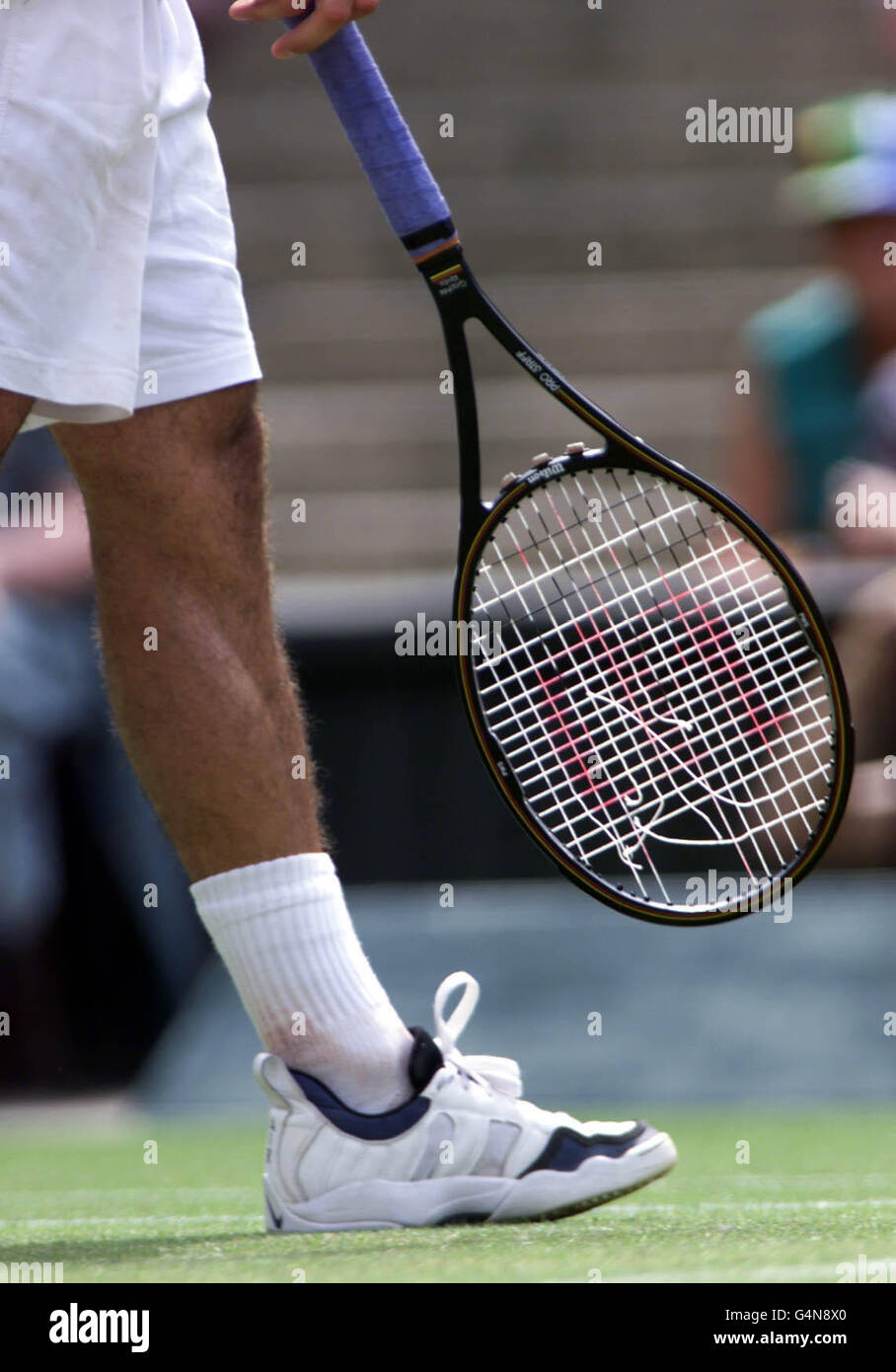 TENNIS racchetta Sampras Foto stock - Alamy