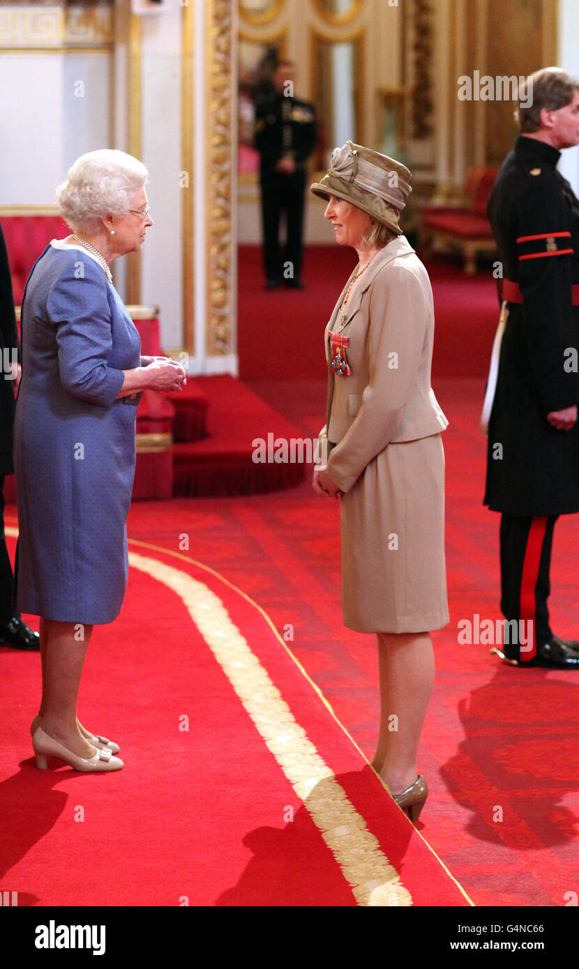 Investitura a Buckingham Palace Foto Stock