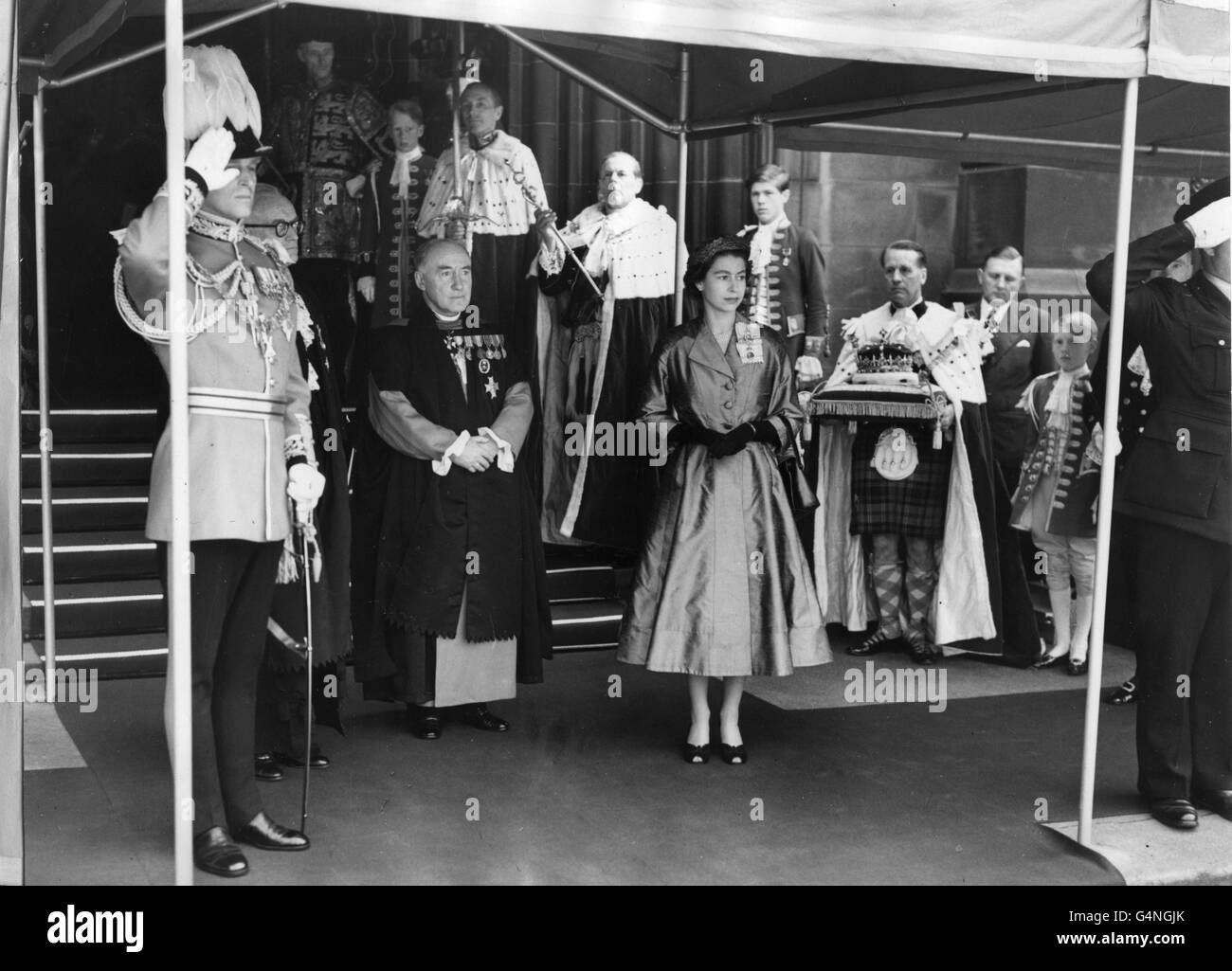 Royalty - Gioielli della Corona Scozzese - St. Giles' Cattedrale, Edimburgo Foto Stock