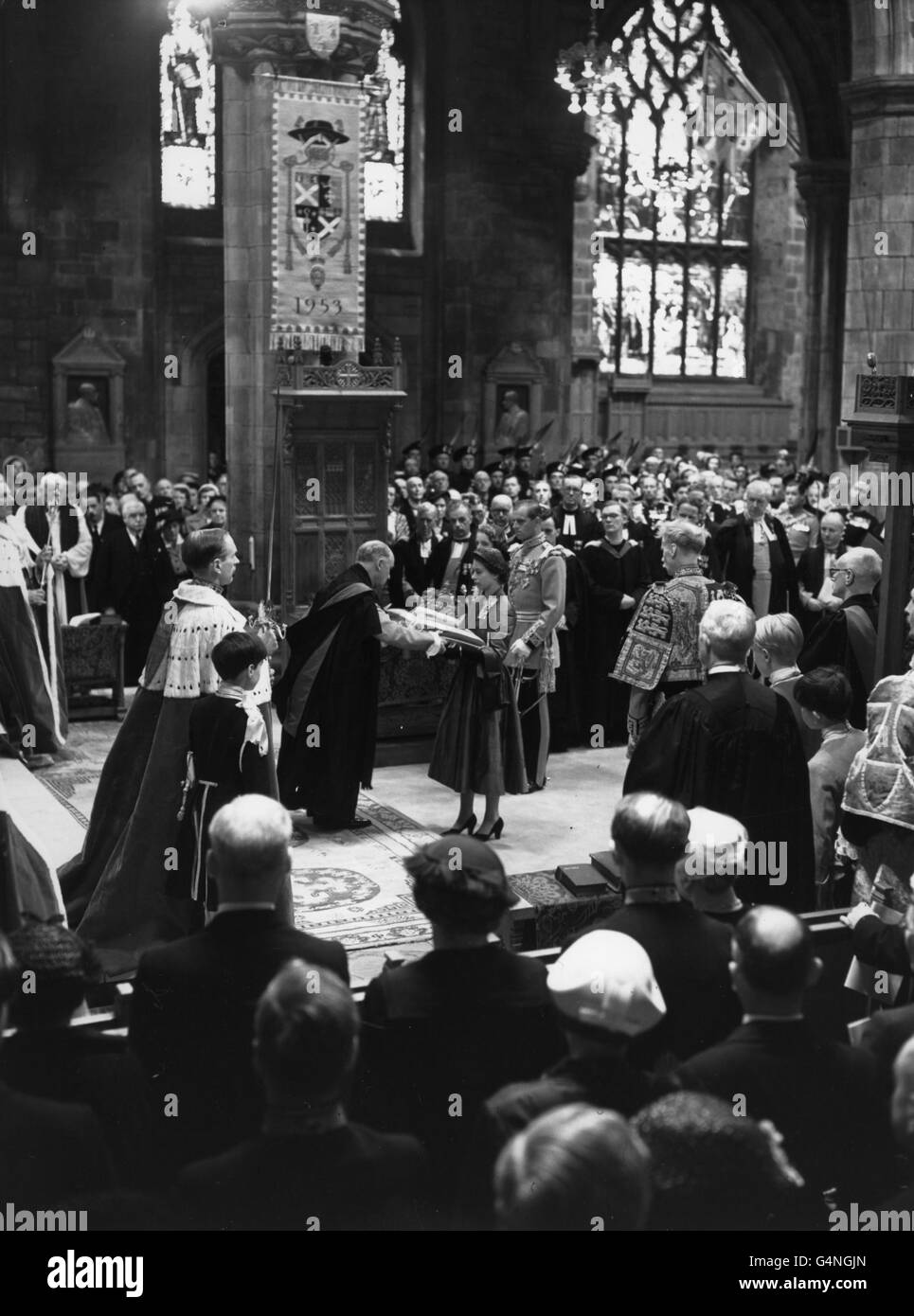 Royalty - Gioielli della Corona Scozzese - St. Giles' Cattedrale, Edimburgo Foto Stock