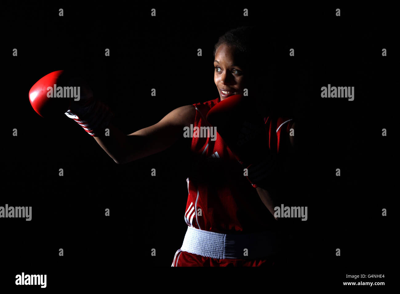 Olimpiadi - Londra 2012 Boxing e tavolo da ping pong Test Events Photocall - Excel Arena Foto Stock