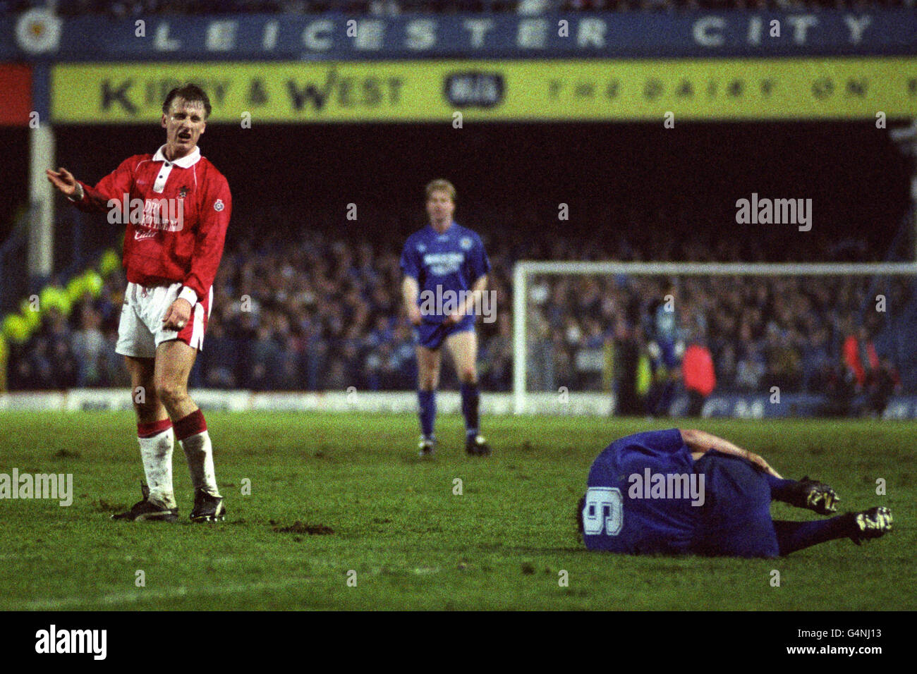 Calcio - Endsleigh League Division One - Leicester City v Bristol City - Nocciola Street Foto Stock