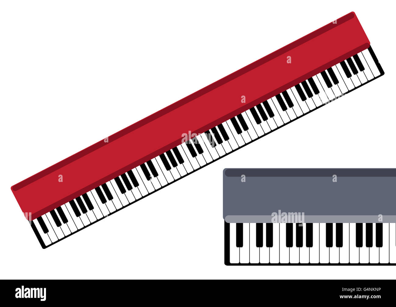 Adesivi Note Per Tastiera Pianoforte - Per 88 Tasti, Doppia Notazione, PVC, Autoadesivi - Foto 2