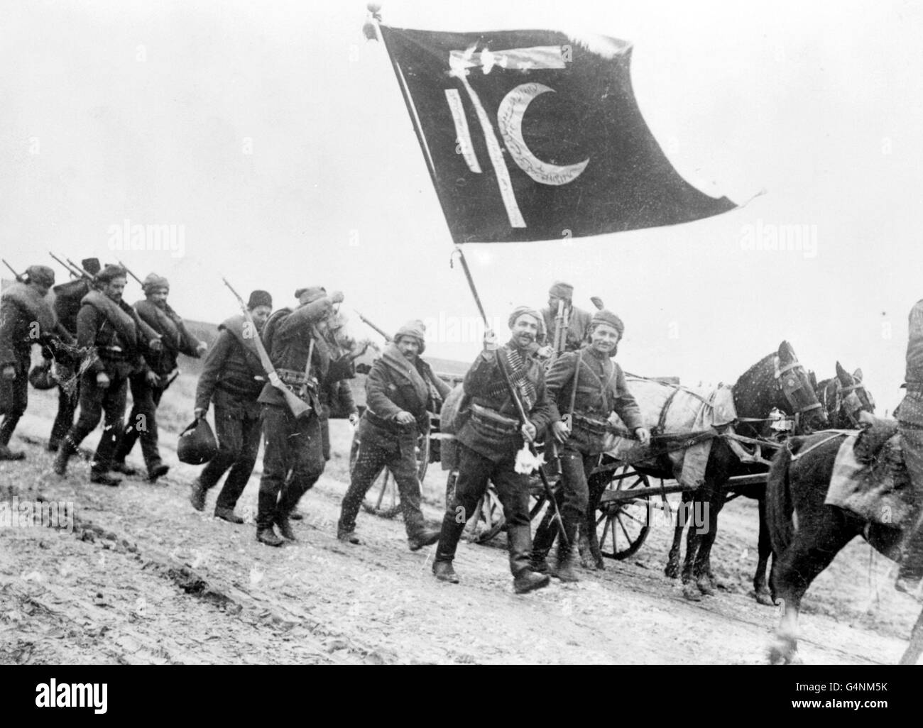 La guerra dei Balcani/turchi Foto Stock