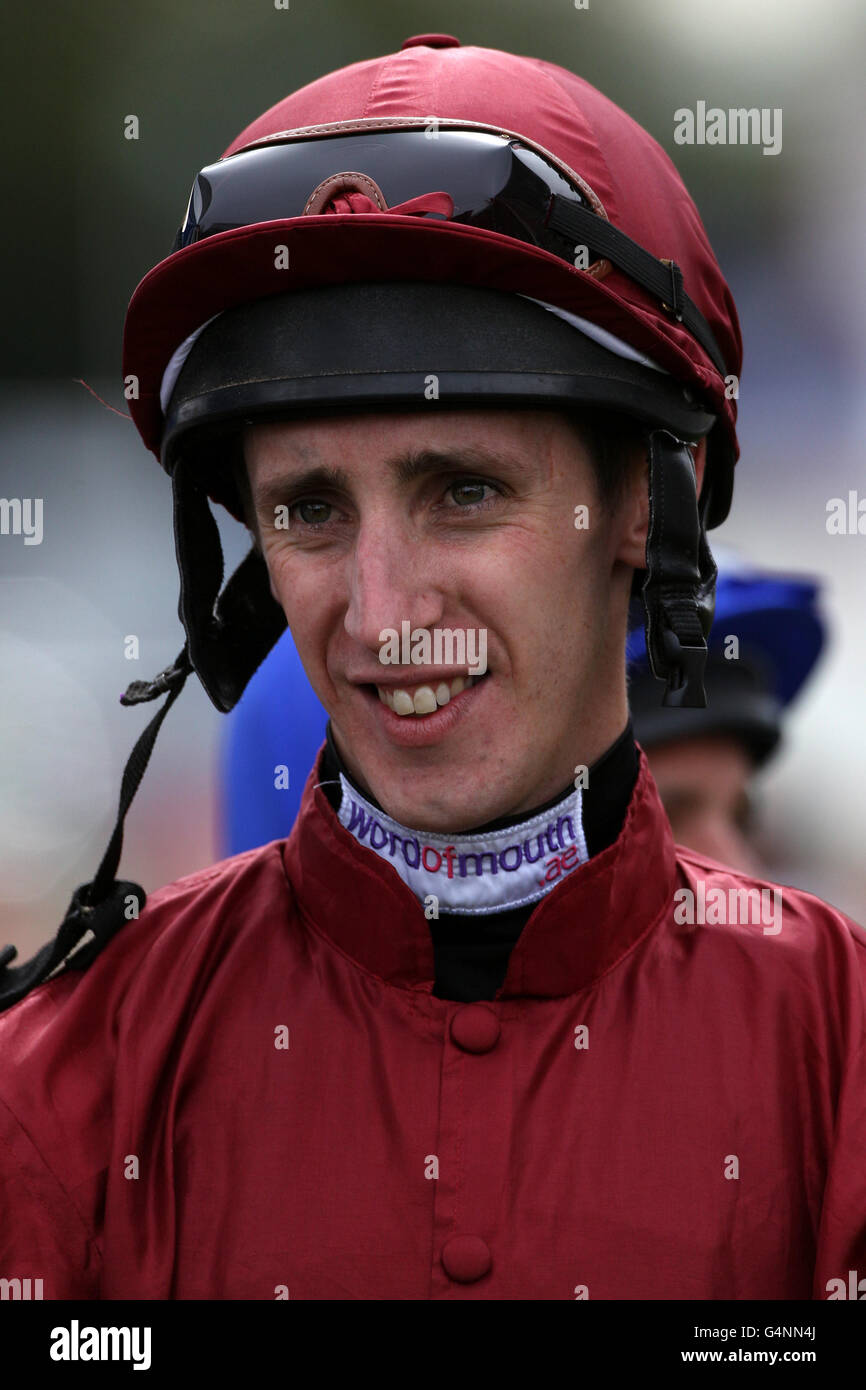 Corse ippiche - Ladbrokes St. Leger Festival 2011 - Stobart Doncaster Cup Day - Doncaster Racecourse. George Baker, fantino Foto Stock