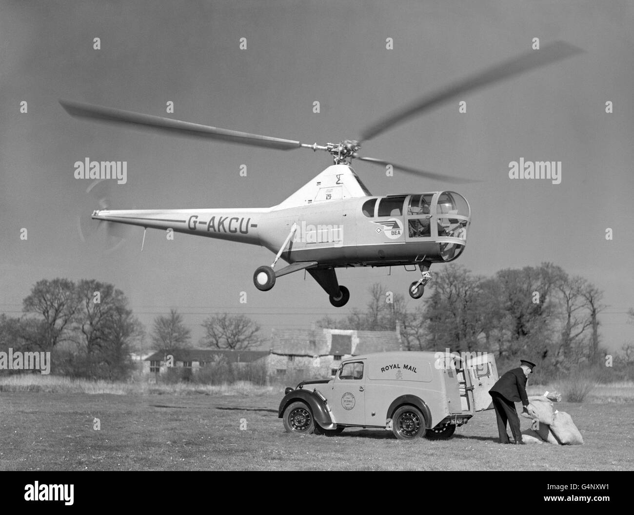 British Servizio postale - Royal Mail - Air Mail esperimento - Yeovil Foto Stock