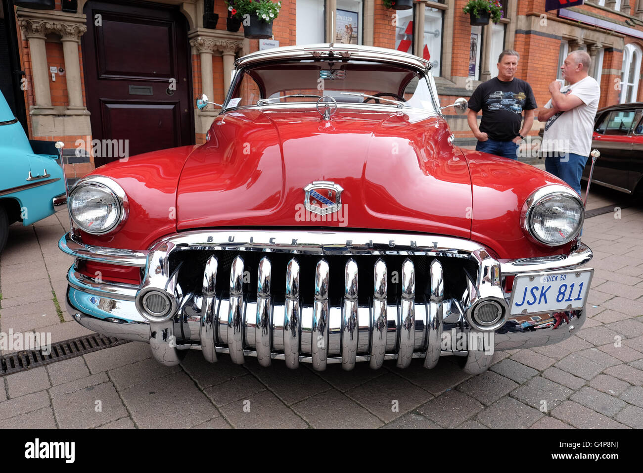 Classic Cars in loughborough Foto Stock