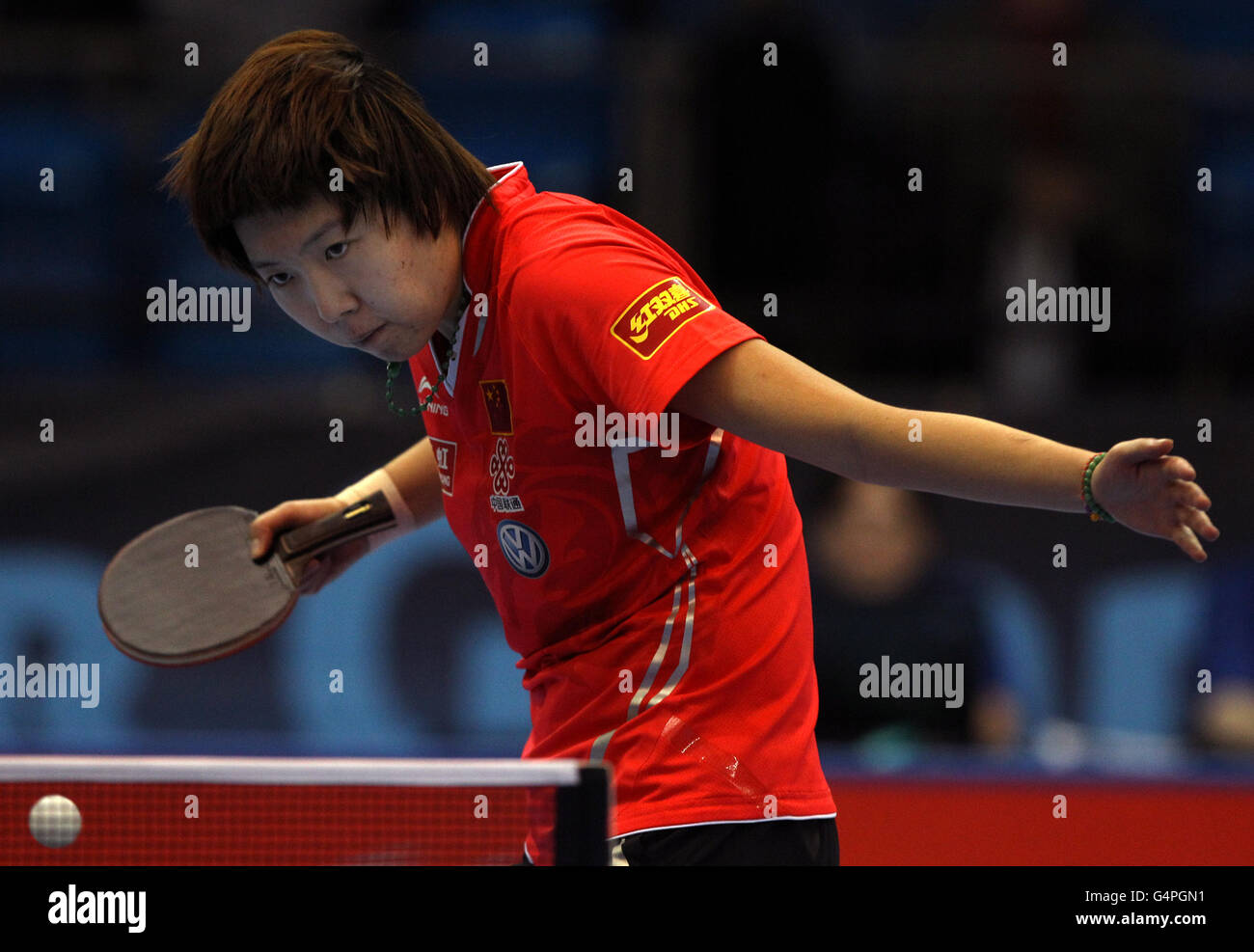 Olimpiadi - Ping-pong - Londra 2012 Evento di prova - ITTF Pro Tour Grand Finals - Giorno 2 - Arena di Excel Foto Stock