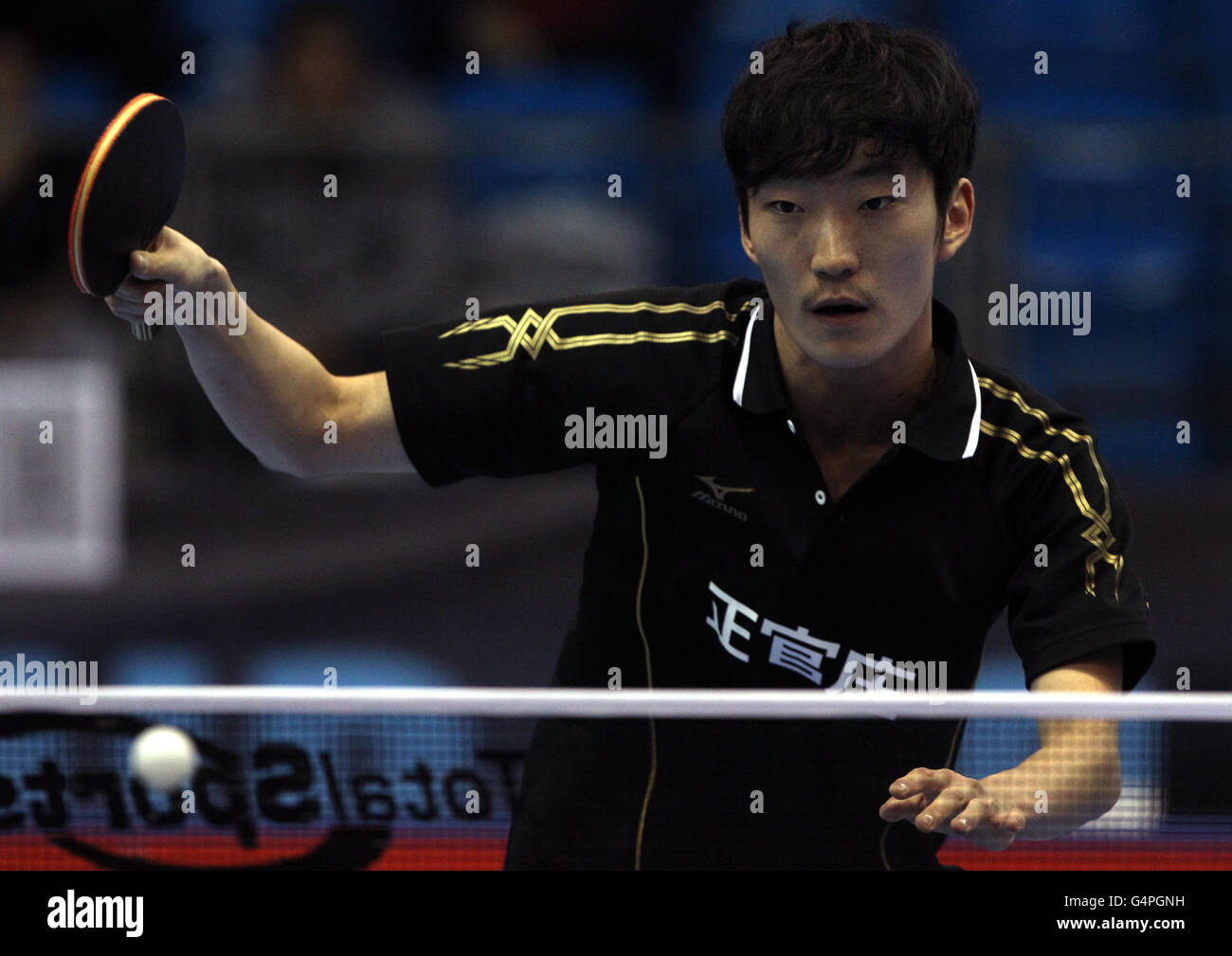 Olimpiadi - Ping-pong - Londra 2012 Evento di prova - ITTF Pro Tour Grand Finals - Giorno 2 - Arena di Excel Foto Stock