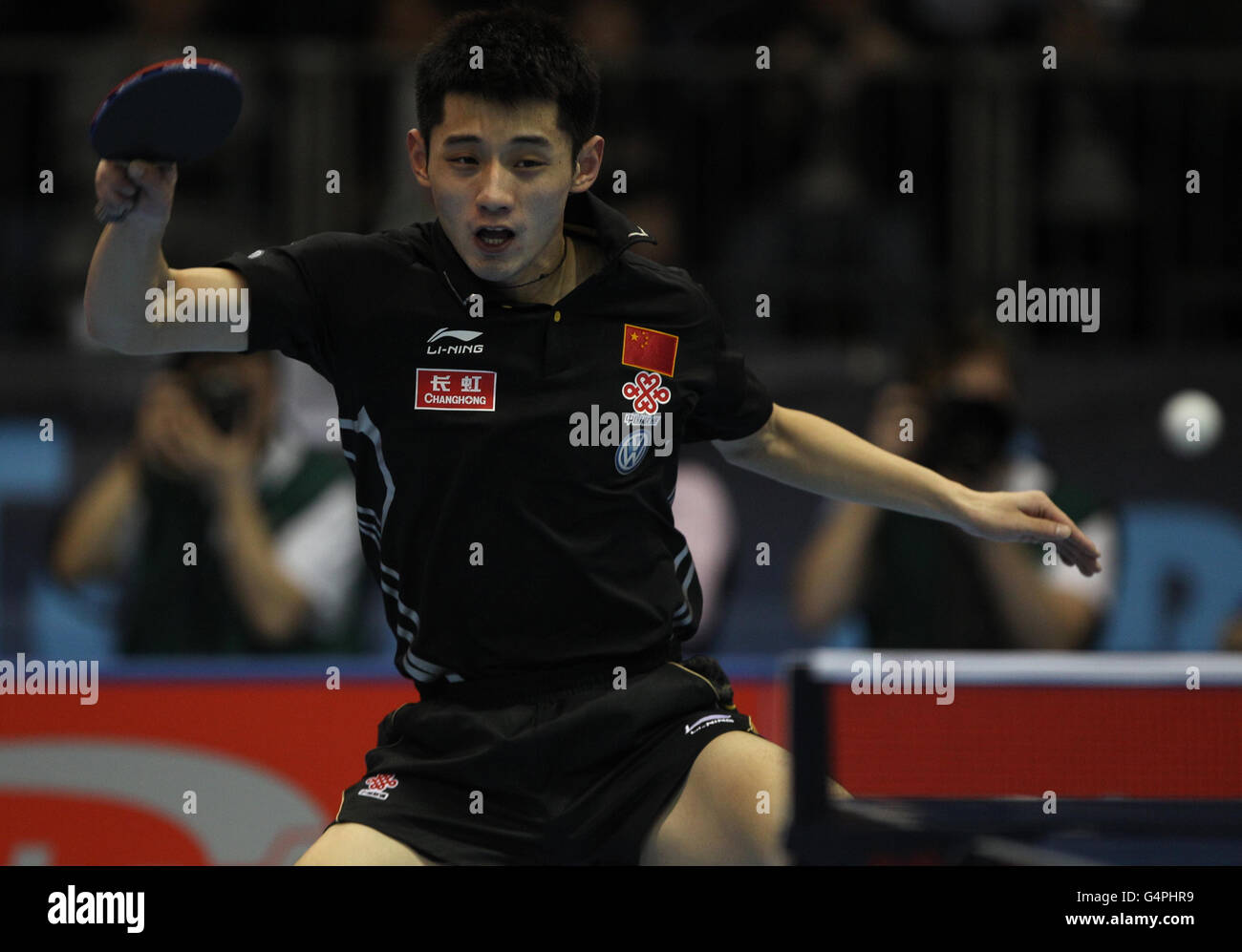 Olimpiadi - Ping-pong - Londra 2012 Evento di prova - ITTF Pro Tour Grand Finals - Giorno 4 - Arena di Excel Foto Stock