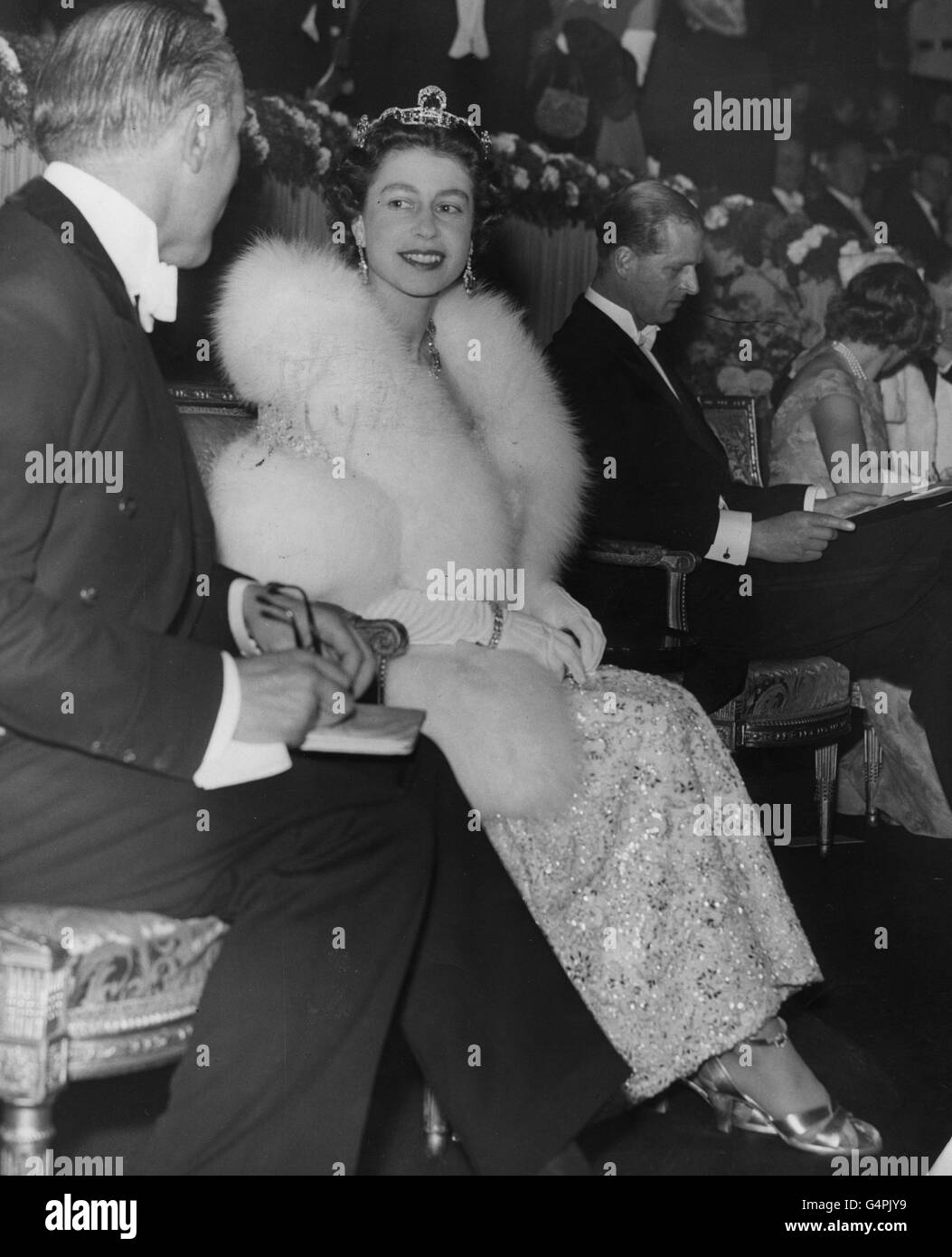 Film - Royal Prestazioni del film "Les ragazza - Teatro Odeon Leicester Square Foto Stock