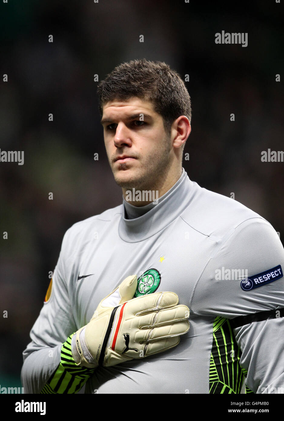 Calcio - UEFA Europa League - Gruppo i - Celtic v Atletico Madrid - Celtic Park. Portiere celtico Fraser Forster Foto Stock