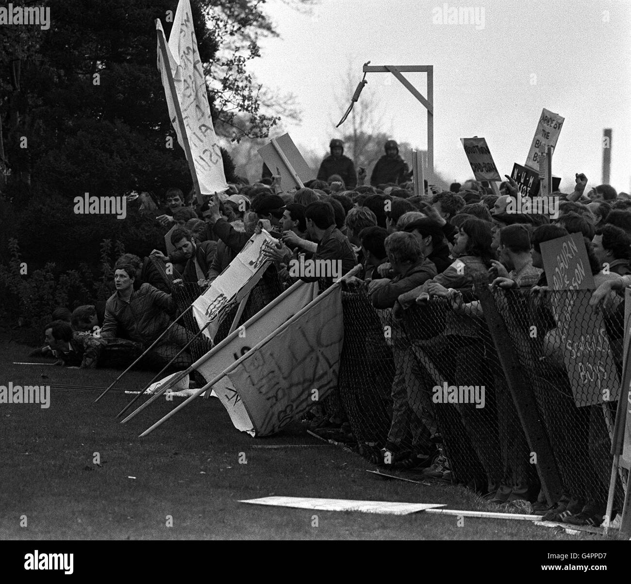 Il diritto al lavoro dei minatori/Nottingham Foto Stock