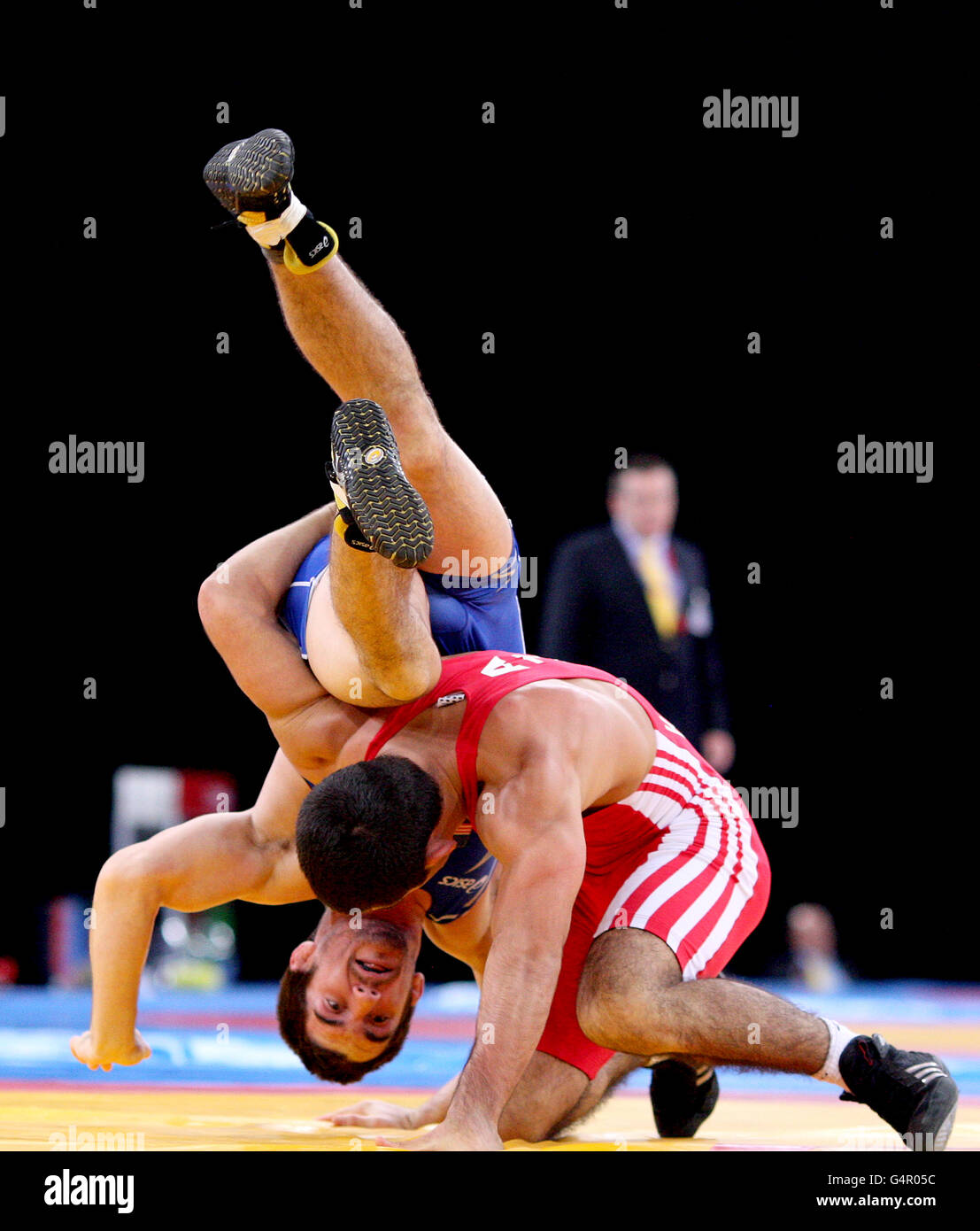 Olimpiadi - Wrestling - Londra 2012 Evento di prova - Giorno 2 - Arena di Excel Foto Stock