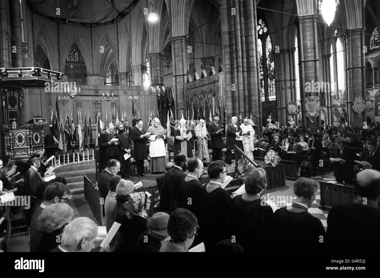 Royalty - Commonwealth Day Service - Abbazia di Westminster Foto Stock