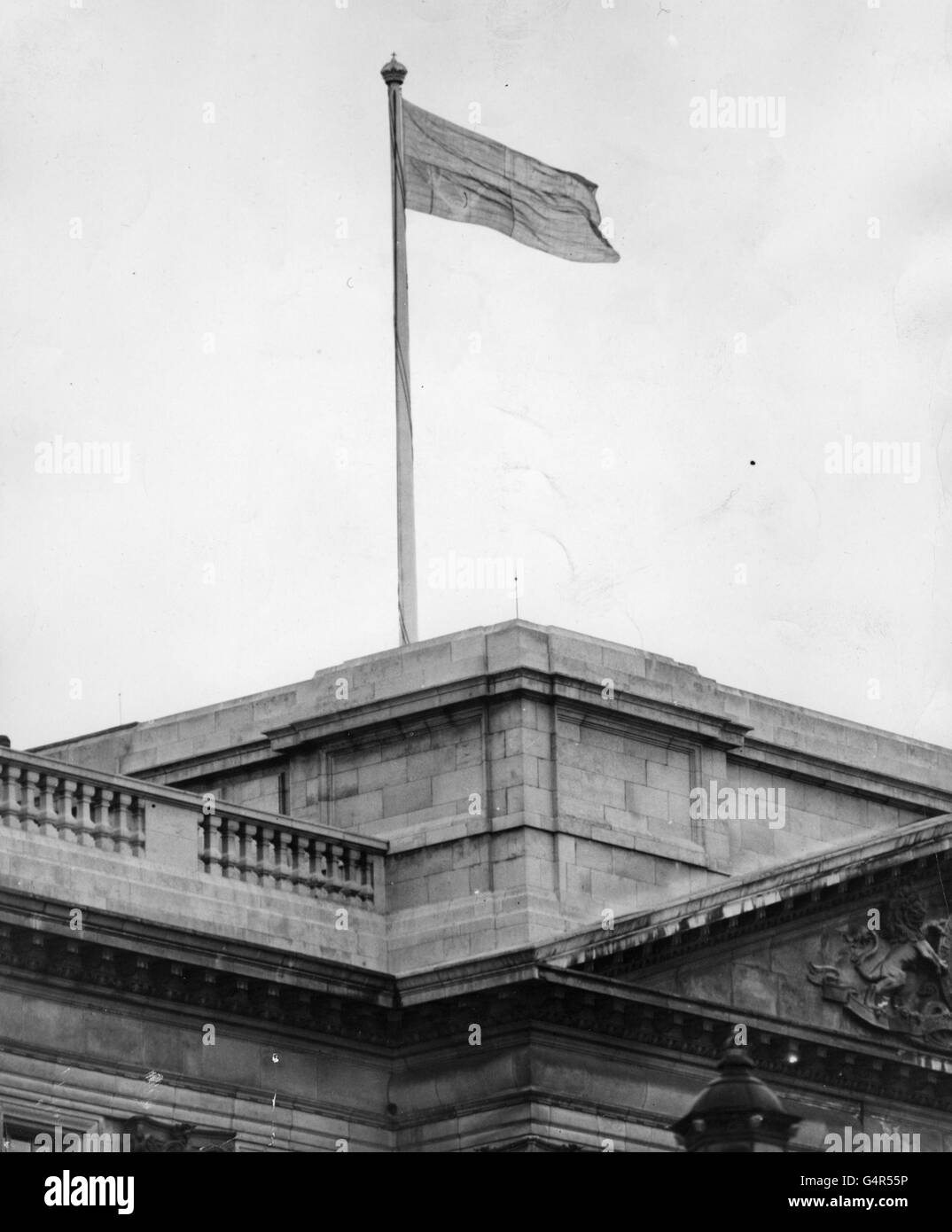 Royalty - sovrani Standard - Buckingham Palace di Londra Foto Stock