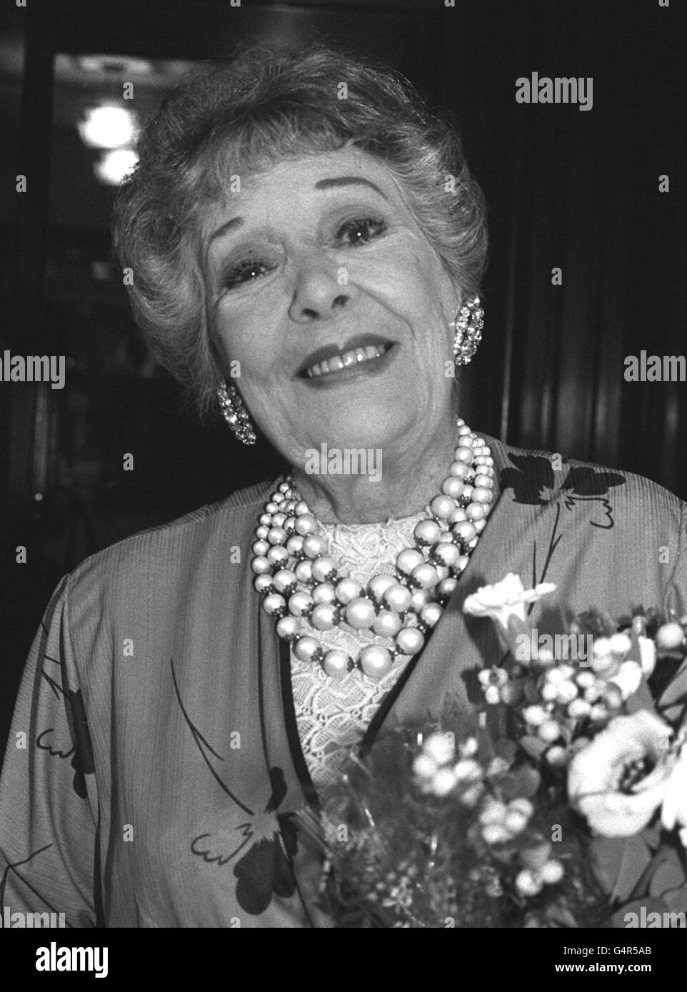 PA Library filer datato 11.9.89 : attrice Chili Bouchier : Chili Bouchier, una leggenda dello schermo dell'era del film muto, è morto all'età di 89, è stato annunciato oggi. L'attrice veterana è stata trovata morta dalla polizia nel suo appartamento al piano terra a Marylebone, nel centro di Londra, a fine giovedì sera. Vedi PA Story DEATH Bouchier. Foto PA. Foto Stock