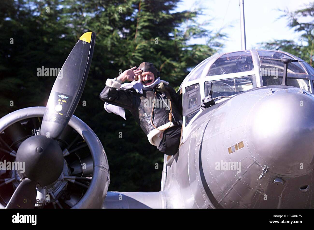 AIR SHOW/Avro Anson Foto Stock