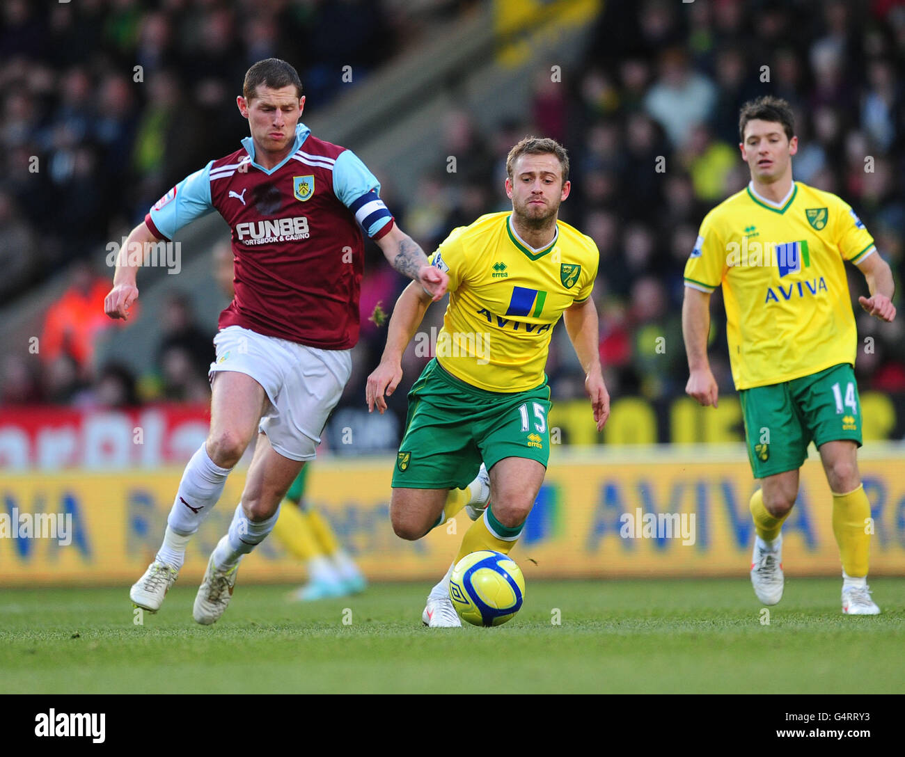 Calcio - FA Cup - Terzo Round - Norwich City v Burnley - Carrow Road Foto Stock