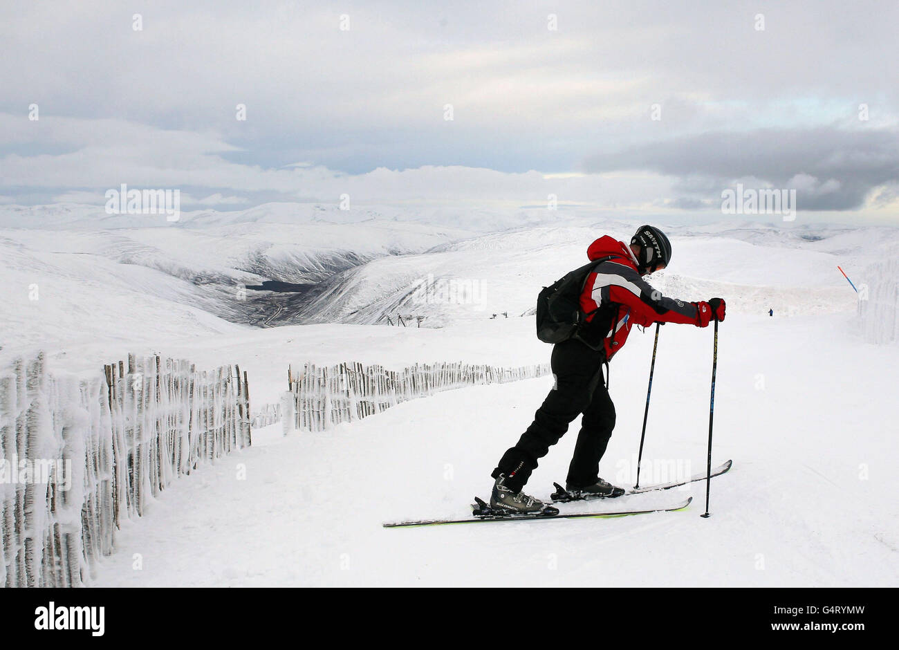 Scottish stagione sciistica Foto Stock