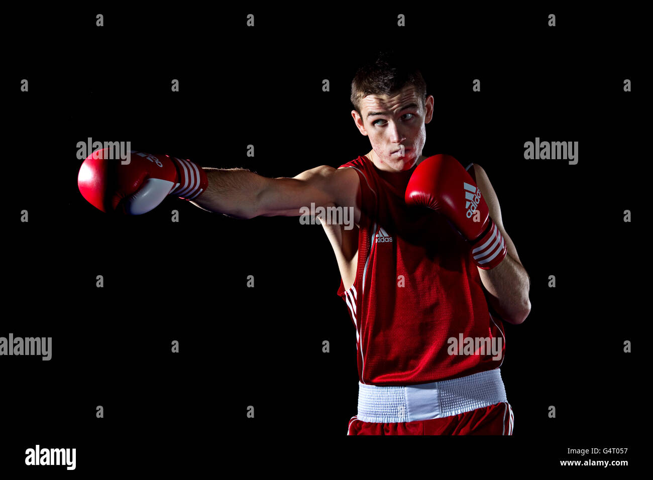 Olimpiadi - Londra 2012 Boxing e tavolo da ping pong Test Events Photocall - Excel Arena Foto Stock