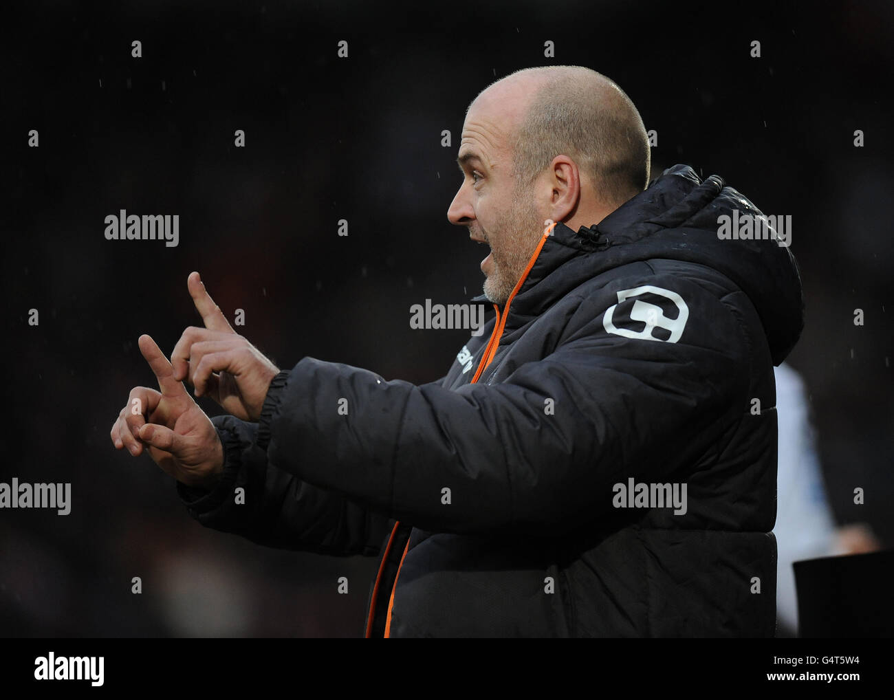 Calcio - Blue Square Premier League - Kettering Town v Luton Town - Nene Park. Gary Brabin, direttore di Luton Town Foto Stock