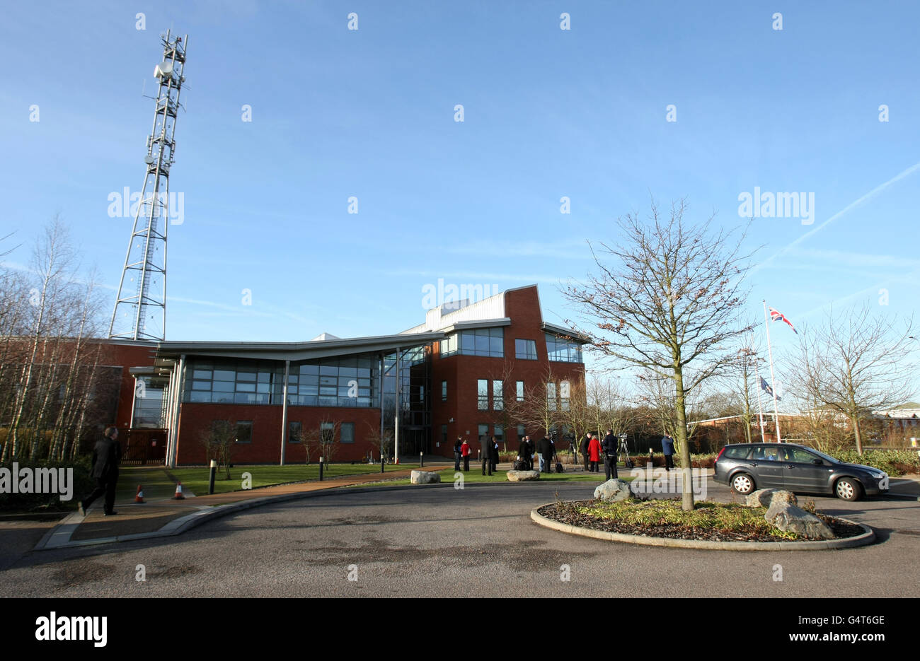 Una vista generale dei quartieri generali della polizia di Norfolk a Wymondham, Norfolk. Foto Stock