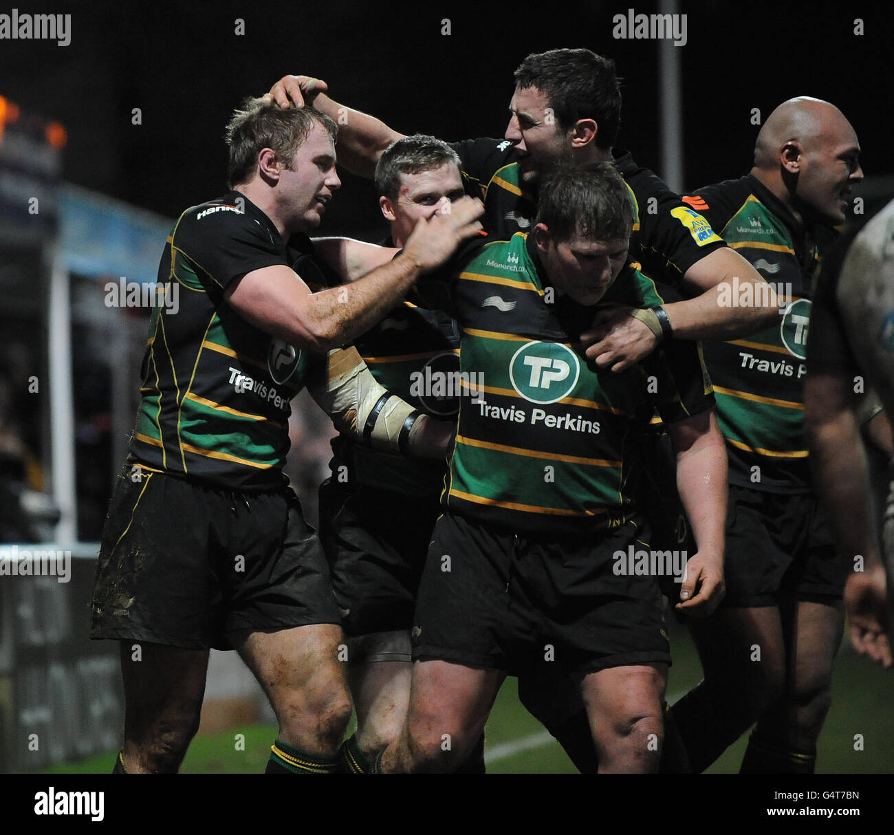 Rugby Union - Aviva Premiership - Northampton Saints v arlecchini - Franklin's Gardens Foto Stock