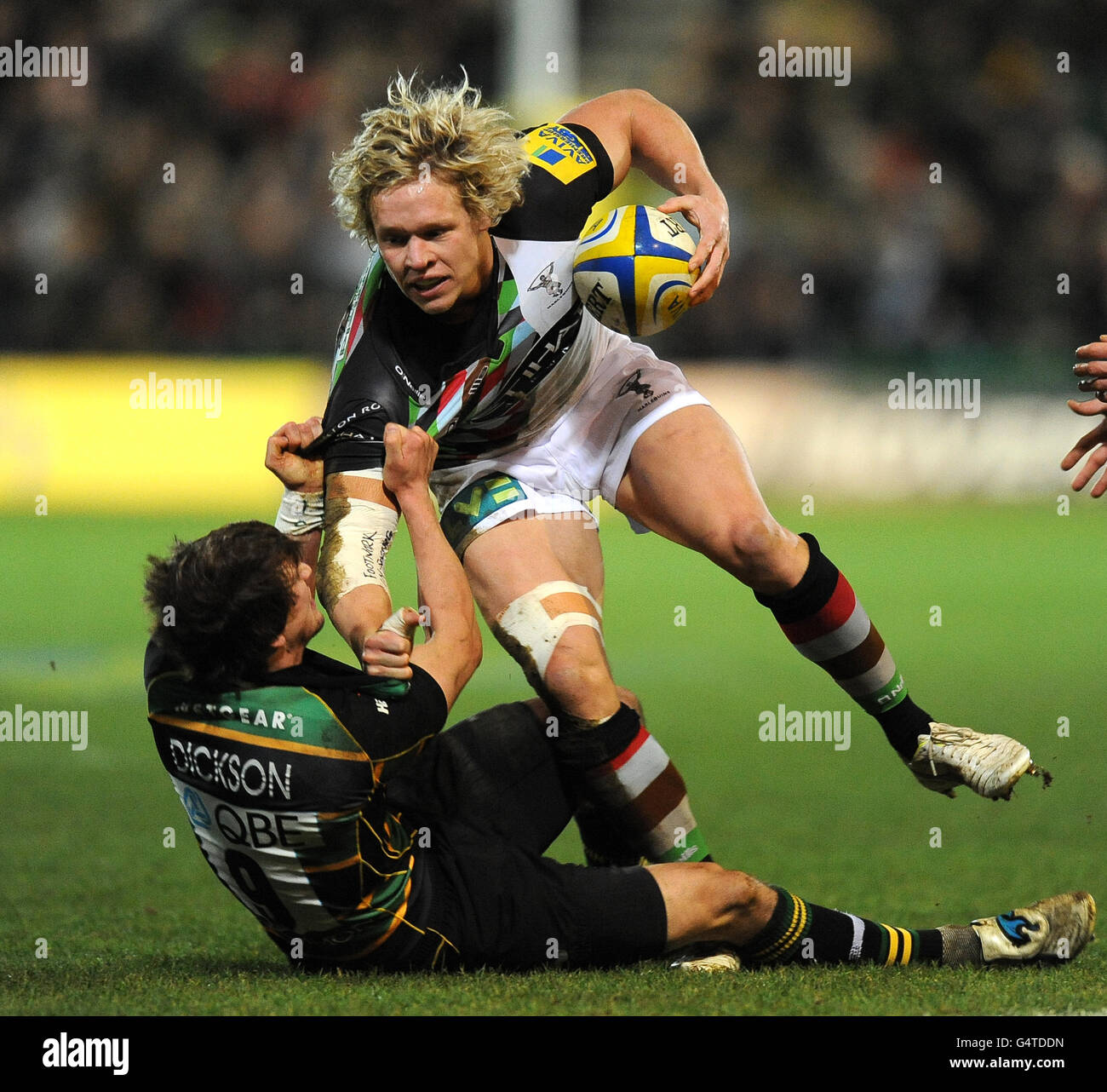 Rugby Union - Aviva Premiership - Northampton Saints v arlecchini - Franklin's Gardens Foto Stock