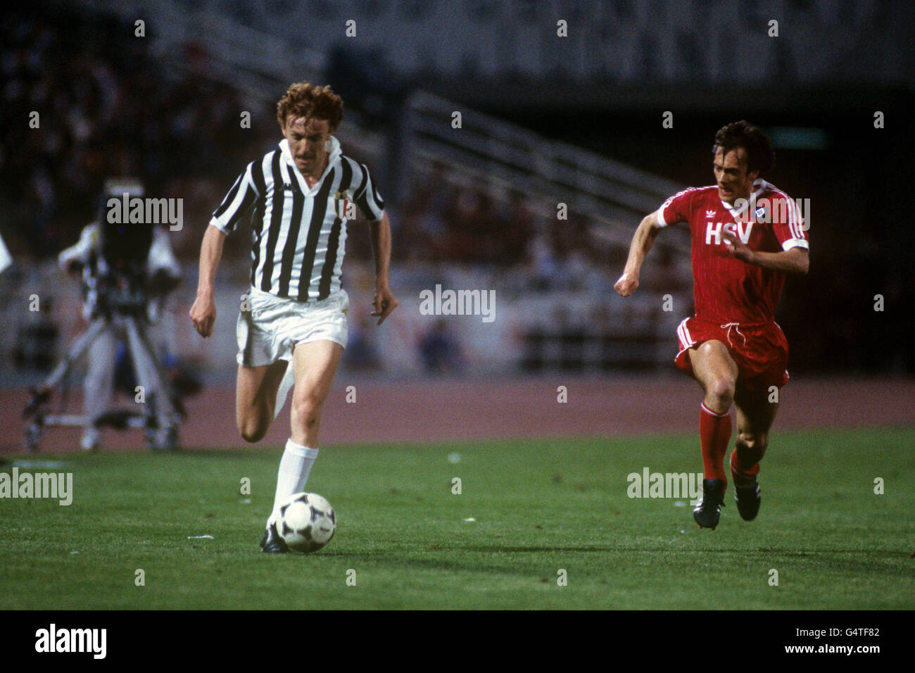 Calcio 1983 European Cup Final Hamburger SV V Juventus Stadio