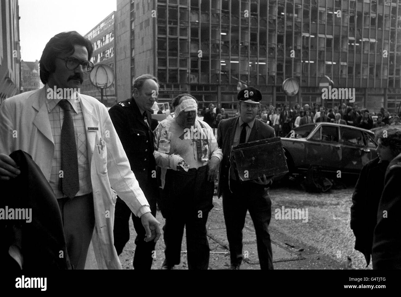 British Crime - Il terrorismo - l'IRA - Old Bailey bombardamenti - Londra - 1973 Foto Stock