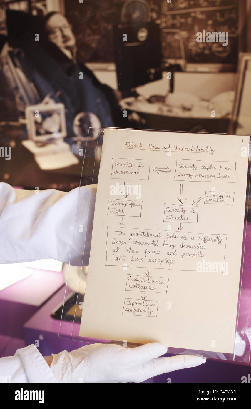 Museo per ospitare Hawking exhibition Foto Stock