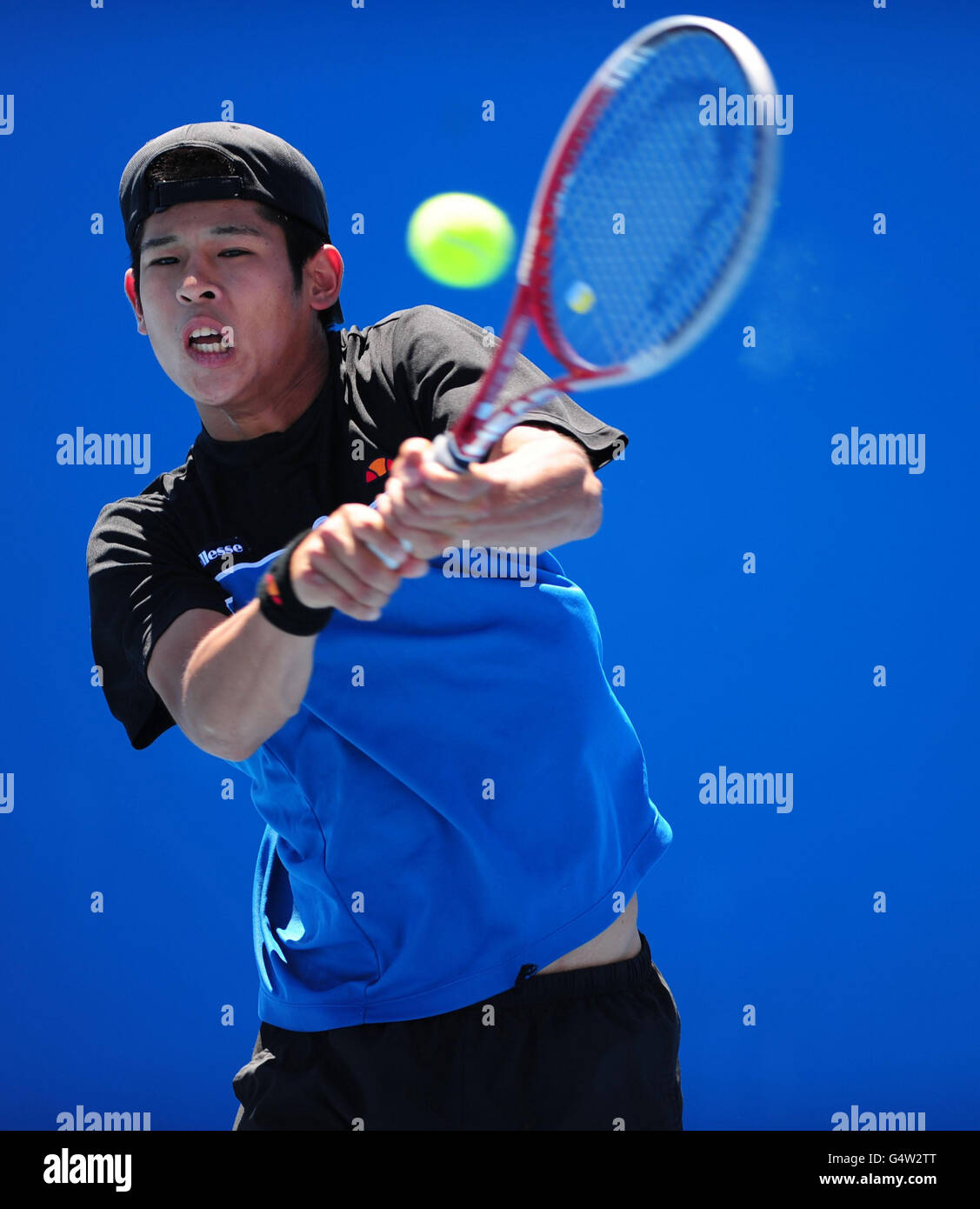 Tennis - 2012 Australian Open - Day 9 - Melbourne Park Foto Stock