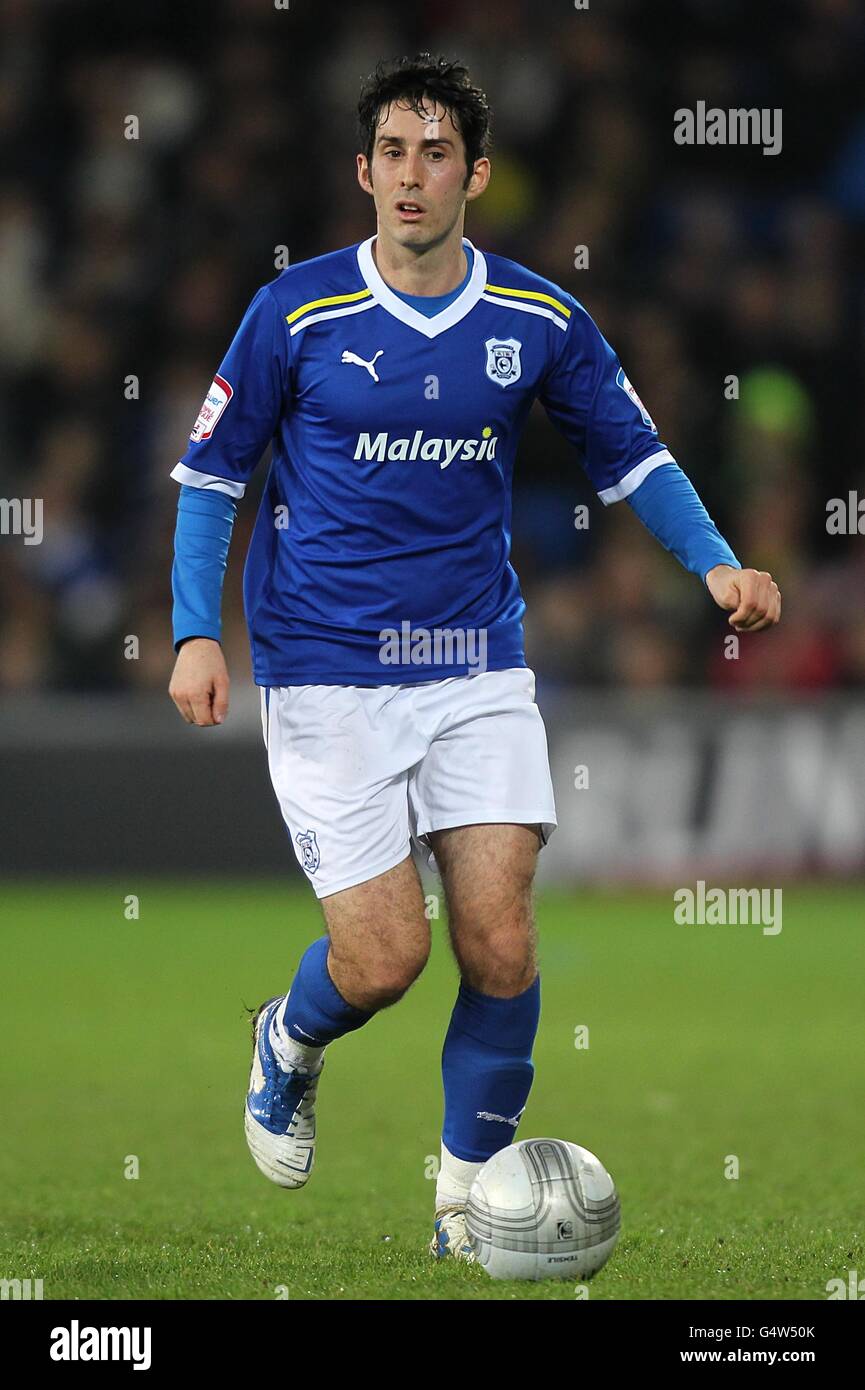 Calcio - Carling Cup - Semifinale - seconda tappa - Cardiff City v Crystal Palace - Cardiff City Stadium. Peter Whittingham, Cardiff City Foto Stock