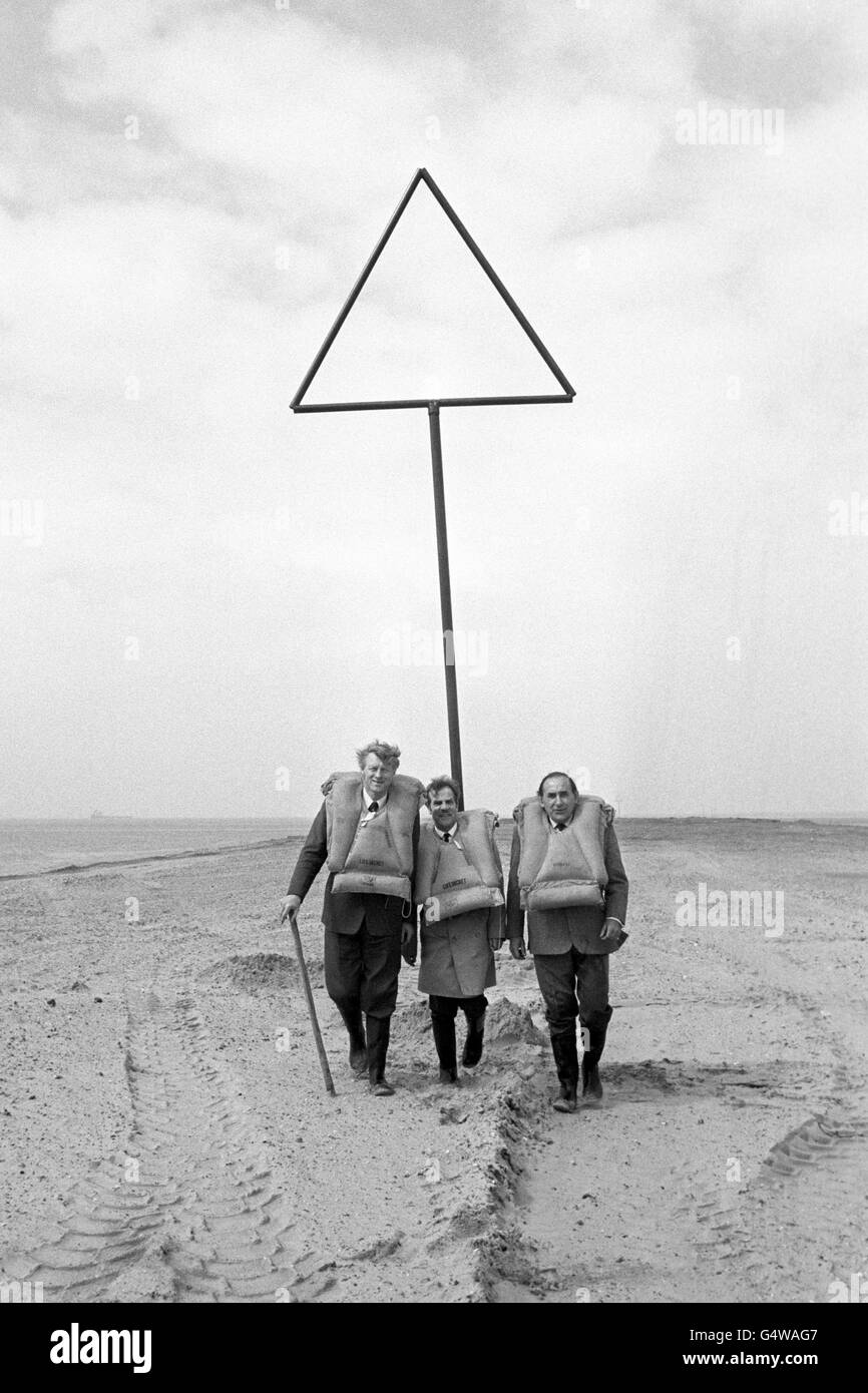 Trasporti - Terzo Aeroporto di Londra sito proposto - Maplin, Essex Foto Stock