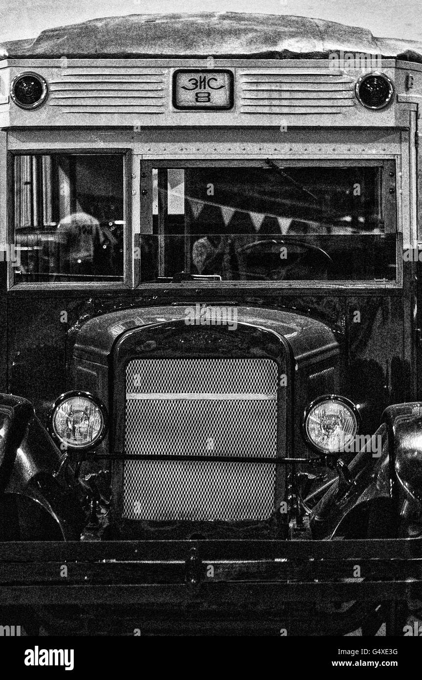 Zè 8, città sovietica bus sul telaio lungo eè-11,automobili, Russia, anno 1934, URSS, illustrazioni, foto faro automatico Foto Stock