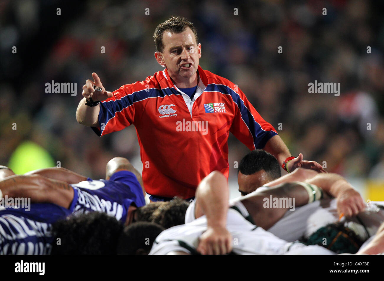 Il Rugby - Coppa del Mondo di Rugby 2011 - Pool D - Sud Africa v Samoa - Porto Nord Stadium Foto Stock