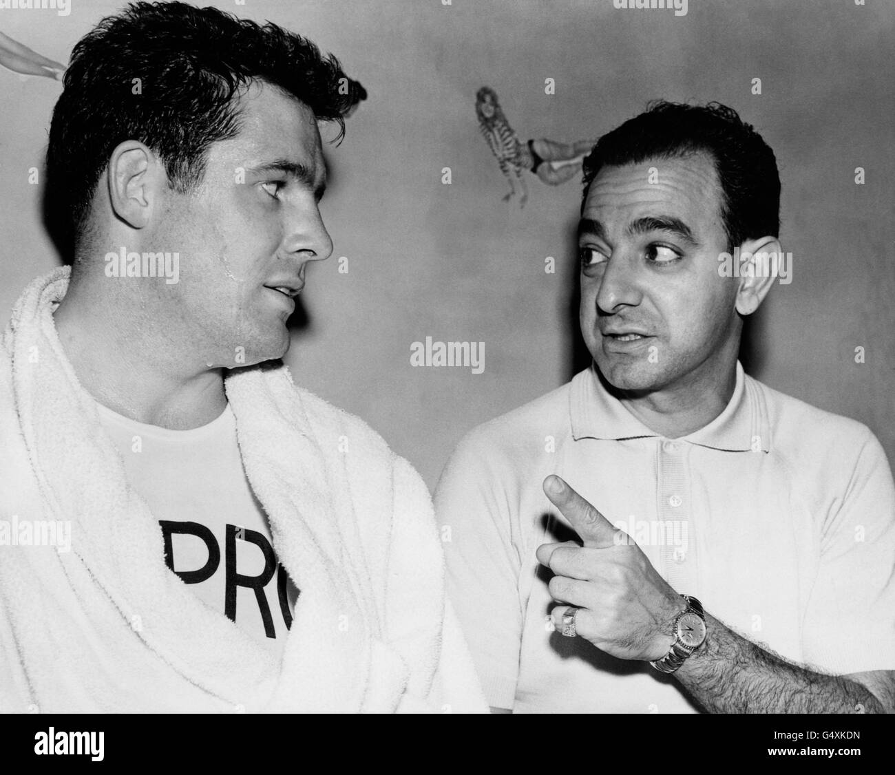 Boxing - Angelo Dundee - Thomas un'Beckett Palestra Foto Stock