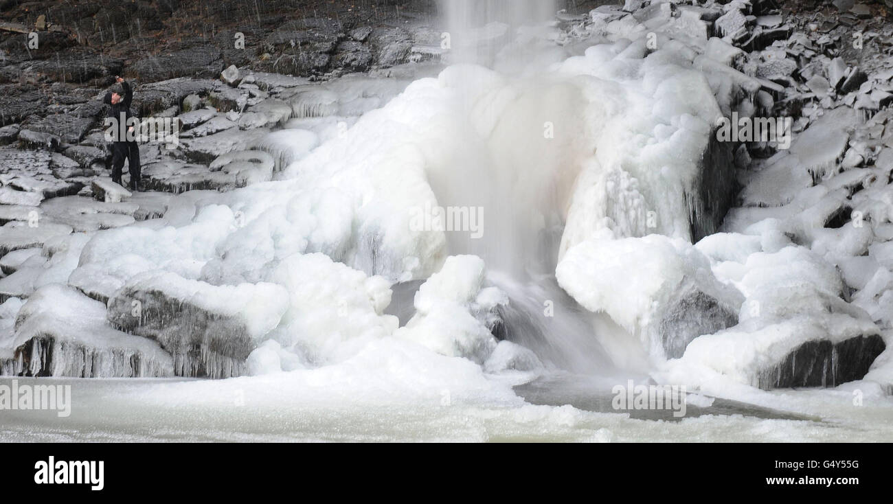 Inverno Meteo Feb 5 Foto Stock