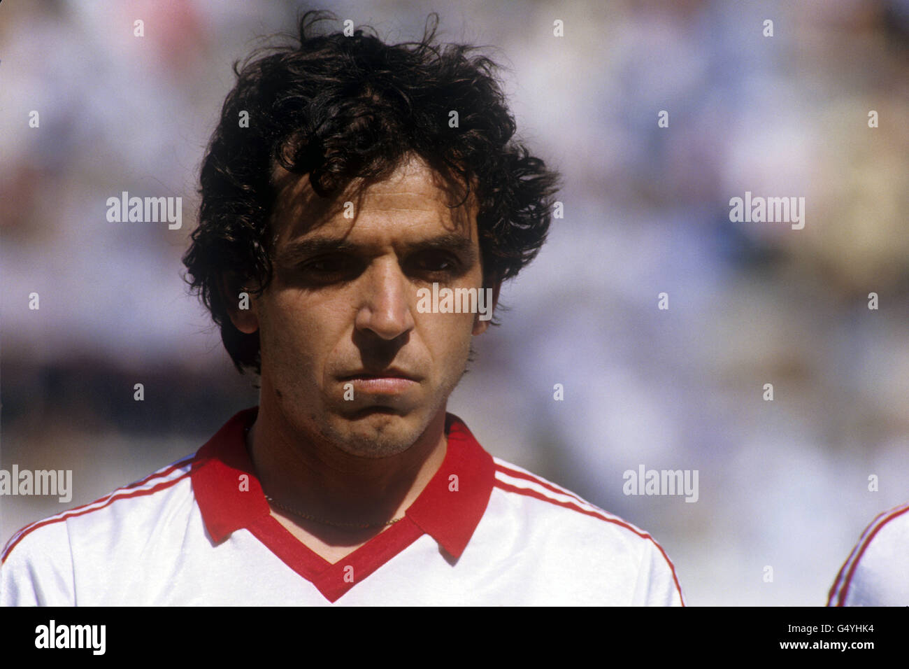 Calcio - Coppa del Mondo FIFA Spagna 1982 - Gruppo 4 - La Cecoslovacchia v Kuwait - Estadio José Zorrilla, Valladolid Foto Stock