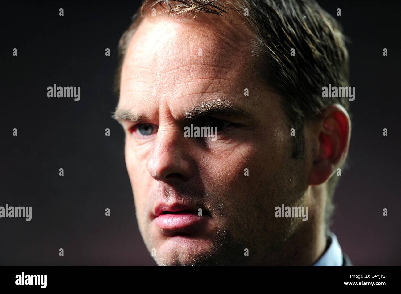 Calcio - UEFA Europa League - Round of 32 - prima tappa - Ajax v Manchester United - Amsterdam Arena. AJAX capo allenatore Frank de Boer prima del gioco Foto Stock