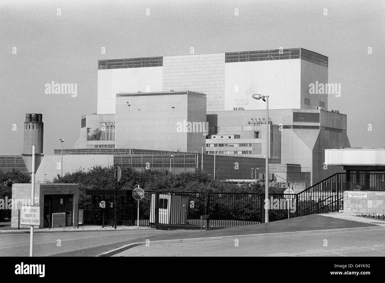 La scienza e la tecnologia - le centrali nucleari - Hinkley Point - Bridgwater Foto Stock