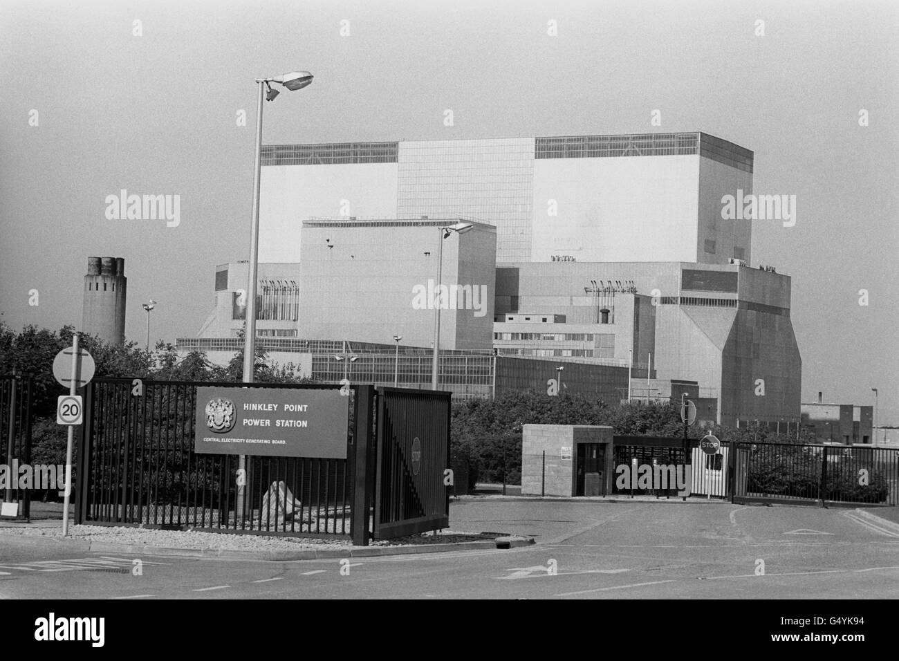La scienza e la tecnologia - le centrali nucleari - Hinkley Point Foto Stock