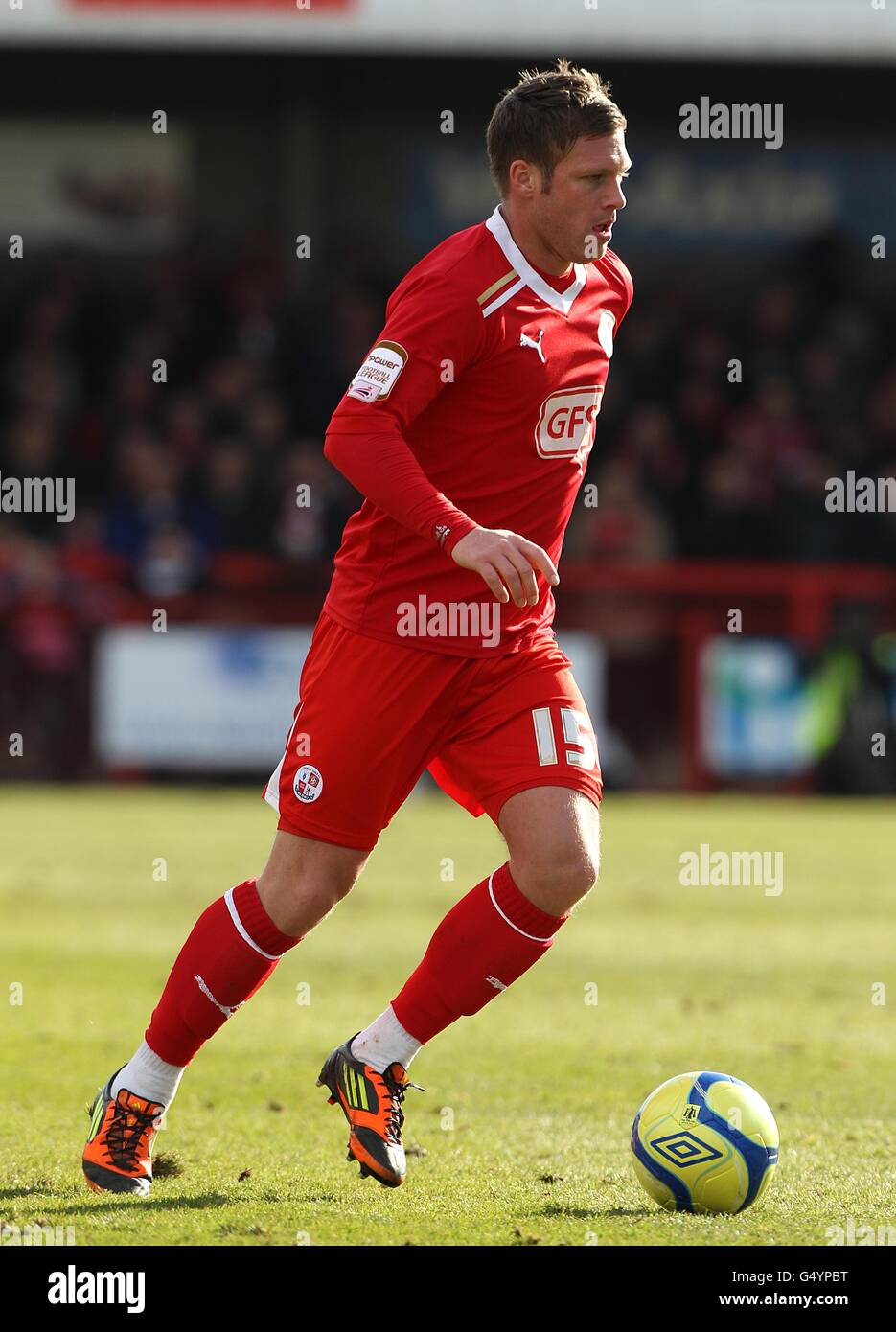 Calcio - fa Cup - Fifth Round - Crawley Town / Stoke City - Broadfield Stadium. Dannie Bulman, Crawley Town Foto Stock