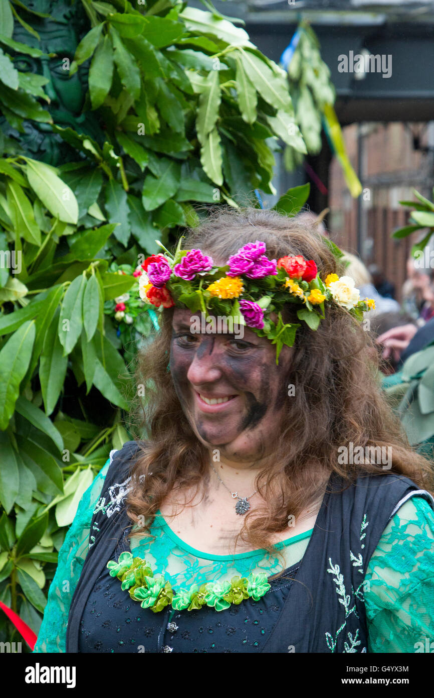 Jack Hastings nel verde Mayday evento Foto Stock